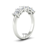 Load image into Gallery viewer, 2.5-carat-princess-cut-diamond-anniversary-band-in-white-gold-fdwb8008prangle2-2.50ct-nl-wg-hw.jpg