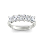 Load image into Gallery viewer, 2.5-ct-princess-cut-five-stone-wedding-ring-in-platinum-fdwb8008prangle5-2.50ct-nl-wg.jpg
