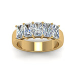 Load image into Gallery viewer, 2.5-ct.-diamond-radiant-5-stone-wedding-band-in-yellow-gold-FD8008RABHAND-2.5CT-NL-YG.jpg