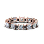 Load image into Gallery viewer, 2.50-carat-art-deco-eternity-wedding-band-with-black-diamond-in-rose-gold-FDEWB123628PR(3.00MM)GBLACK-NL-RG.jpg