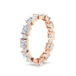 Load image into Gallery viewer, 2.50-carat-art-deco-princess-diamond-eternity-band-in-rose-gold-fdewb10256prangle2-3.00mm-nl-rg