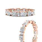 Load image into Gallery viewer, 2.50-carat-art-deco-princess-diamond-eternity-band-in-rose-gold-fdewb10256prangle3-3.00mm-nl-rg
