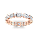 Load image into Gallery viewer, 2.50-carat-art-deco-princess-diamond-eternity-band-in-rose-gold-fdewb10256prangle5-3.00mm-nl-rg