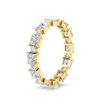 Load image into Gallery viewer, 2.50-carat-art-deco-princess-diamond-eternity-band-in-yellow-gold-fdewb10256prangle2-3.00mm-nl-yg