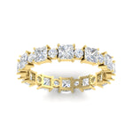 Load image into Gallery viewer, 2.50-carat-art-deco-princess-diamond-eternity-band-in-yellow-gold-fdewb10256prangle5-3.00mm-nl-yg