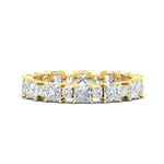 Load image into Gallery viewer, 2.50-carat-art-deco-princess-diamond-eternity-band-in-yellow-gold-fdewb10256prsleep-3.00mm-nl-yg