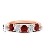 Load image into Gallery viewer, 2.50-carat-five-stone-diamond-and-ruby-wedding-ring-in-rose-gold-FDENS141ROBGRUDRANGLE3-2.50CT-NL-RG