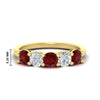 Load image into Gallery viewer, 2.50-carat-five-stone-diamond-and-ruby-wedding-ring-in-yellow-gold-FDENS141ROBGRUDRANGLE3-2.50CT-NL-YG