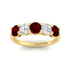 Load image into Gallery viewer, 2.50-carat-five-stone-diamond-and-ruby-wedding-ring-in-yellow-gold-FDENS141ROBGRUDRANGLE3-2.50CT-NL-YG