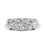 Load image into Gallery viewer, 2.50-carat-five-stone-pear-wedding-diamond-band-in-platinum-fdwb8008pesleep-2.50ct-nl-wg.jpg