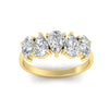 Load image into Gallery viewer, 2.50-carat-five-stone-pear-wedding-diamond-band-in-yellow-gold-fdwb8008peangle5-2.50ct-nl-yg.jpg