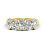 Load image into Gallery viewer, 2.50-carat-five-stone-pear-wedding-diamond-band-in-yellow-gold-fdwb8008pesleep-2.50ct-nl-yg.jpg