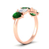 Load image into Gallery viewer, 2.50-carat-five-stone-pear-wedding-emerald-band-in-rose-gold-fdwb8008pegemgrangle2-2.50ct-nl-rg.jpg