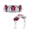 Load image into Gallery viewer, 2.50-carat-five-stone-pear-wedding-pink-sapphire-band-in-white-gold-fdwb8008pegsadrpiangle3-2.50ct-nl-wg.jpg
