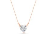 Load image into Gallery viewer, Classic Heart Solitaire Pendant