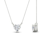 Load image into Gallery viewer, Classic Heart Solitaire Pendant