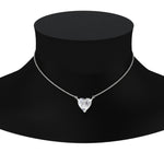 Load image into Gallery viewer, Classic Heart Solitaire Pendant
