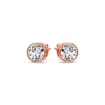Load image into Gallery viewer, 2.50-carat-round-cut-stud-bezel-set-earring-in-rose-gold-FDEAR10516RO-2.50-CT-NL-RG.jpg?v=1768907354