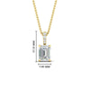 Load image into Gallery viewer, 2.50-ct-emerald-cut-diamond-necklace-with-pave-bail-in-yellow-gold-fdpd11636emangle1-9X7mm-nl-yg-hw.jpg?v=1769514555