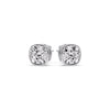 Load image into Gallery viewer, Bezel Set Cushion Diamond Stud Earrings