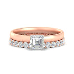 Load image into Gallery viewer, 2.50-mm-asscher-cut-solitaire-ring-with-eternity-band-in-rose-gold-fdens11590assleep-2.50mm-nl-rg_e5ae8dd5-ac7b-4687-9261-17c1ae022b9c.jpg?v=1760333122