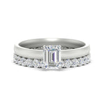 Load image into Gallery viewer, 2.50-mm-emerald-cut-solitaire-ring-with-eternity-band-in-white-gold-fdens11590emsleep-2.50mm-nl-wg_60d2c205-b4b7-4a8e-b239-0e118baec472.jpg?v=1760334060