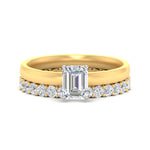 Load image into Gallery viewer, 2.50-mm-emerald-cut-solitaire-ring-with-eternity-band-in-yellow-gold-fdens11590emsleep-2.50mm-nl-yg_43f730eb-5657-4ba9-ab89-f73b89dad3bb.jpg?v=1760334060