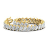 Load image into Gallery viewer, 24-carat-emerald-diagonal-tennis-bracelet-in-yellow-gold-fdbrc11518angle4-6.00x4.00-nl-yg.jpg?v=1764932190