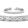 Load image into Gallery viewer, modern-east-west-set-emerald-cut-bracelet-white-gold-fdbrc10220em-17-00ct-nl-wg