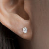 Load image into Gallery viewer, Radiant Diamond Basket Stud Earring