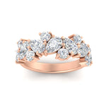 Load image into Gallery viewer, 3-carat-alternative-pear-and-round-diamond-wedding-band-ring-in-rose-gold-FD9174BANGLE5-3.00CT-NL-RG