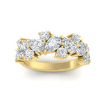 Load image into Gallery viewer, 3-carat-alternative-pear-and-round-diamond-wedding-band-ring-in-yellow-gold-FD9174BANGLE5-3.00CT-NL-YG