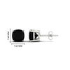 Load image into Gallery viewer, 3-carat-cushion-cut-black-diamond-basket-stud-earring-in-white-gold-fdear10411cugblackangle2-3.00ct-nl-wg-hw.jpg