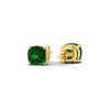 Load image into Gallery viewer, 3-carat-cushion-cut-emerald-basket-stud-earring-in-yellow-gold-fdear10411cugemgrangle4-3.00ct-nl-yg.jpg