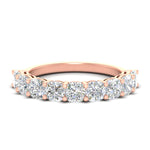 Load image into Gallery viewer, 3-carat-cushion-diamond-9-stone-anniversary-band-in-rose-gold-fdwb8008cusleep-3.00ct-nl-rg?v=1773385862