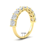Load image into Gallery viewer, 3-carat-cushion-diamond-9-stone-anniversary-band-in-yellow-gold-fdwb8008cuangle2-3.00ct-nl-yg-hw?v=1773385862