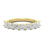 Load image into Gallery viewer, 3-carat-cushion-diamond-9-stone-anniversary-band-in-yellow-gold-fdwb8008cusleep-3.00ct-nl-yg?v=1773385862