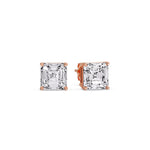 Load image into Gallery viewer, Asscher Cut Diamond Stud Earring