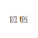 Load image into Gallery viewer, Asscher Cut Diamond Stud Earring