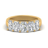 Load image into Gallery viewer, 3-carat-diamond-radiant-wedding-band-5-stone-in-yellow-gold-FD8008RABHAND-3.00CT-NL-YG.jpg