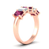 Load image into Gallery viewer, 3-carat-emerald-cut-5-stone-pink-sapphire-wedding-band-in-rose-gold-fdwb8008emgsadrpiangle2-3.00ct-nl-rg