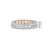 Load image into Gallery viewer, 3 Carat Emerald Cut Diamond Eternity Band