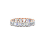 Load image into Gallery viewer, 3 Carat Emerald Cut Diamond Eternity Band