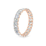 Load image into Gallery viewer, 3 Carat Emerald Cut Diamond Eternity Band
