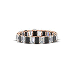 Load image into Gallery viewer, 3 Carat Emerald Cut Diamond Eternity Band
