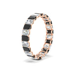 Load image into Gallery viewer, 3 Carat Emerald Cut Diamond Eternity Band