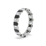 Load image into Gallery viewer, 3 Carat Emerald Cut Diamond Eternity Band