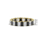 Load image into Gallery viewer, 3 Carat Emerald Cut Diamond Eternity Band
