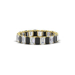 Load image into Gallery viewer, 3 Carat Emerald Cut Diamond Eternity Band