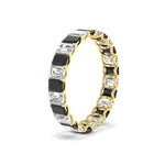 Load image into Gallery viewer, 3 Carat Emerald Cut Diamond Eternity Band